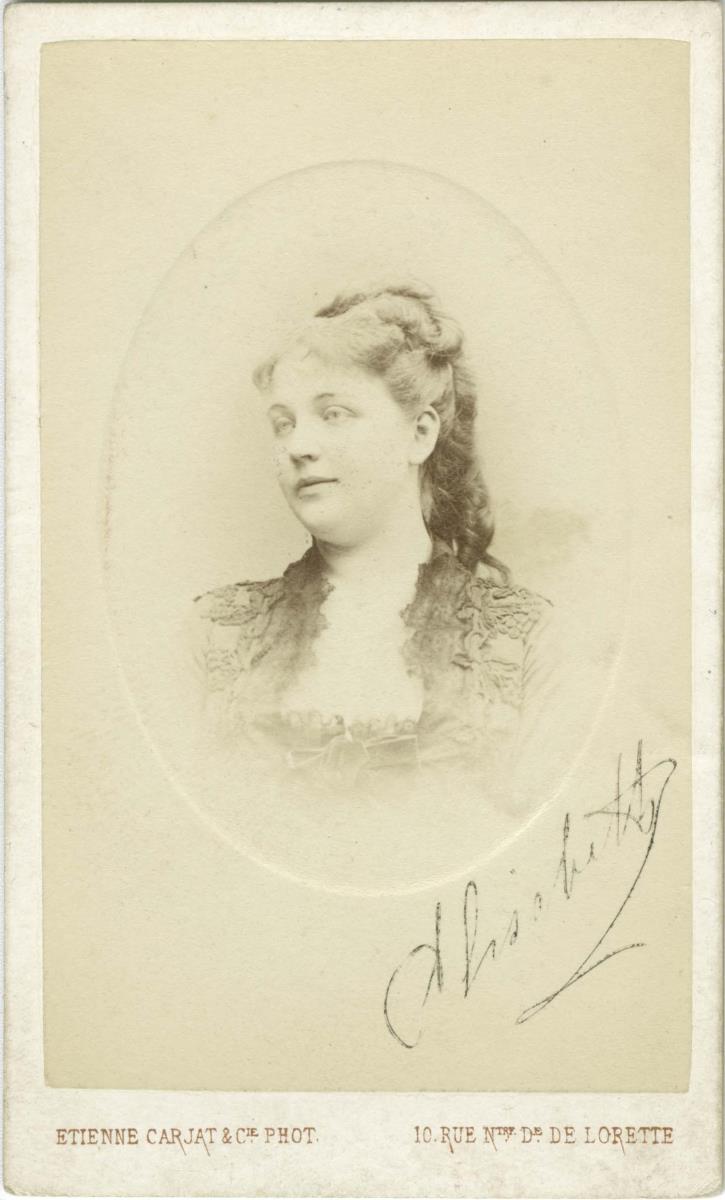 Porträt der Schauspielerin Frl. Elisabeth