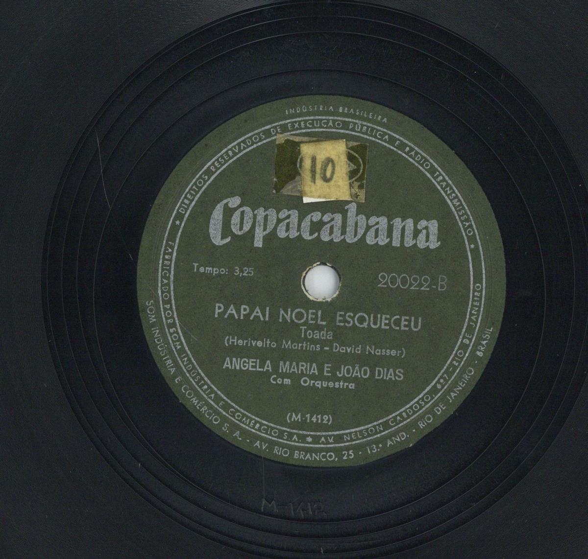 Titel A: Serenata A Virgem Maria
Titel B: Papai Noel Esqueceu