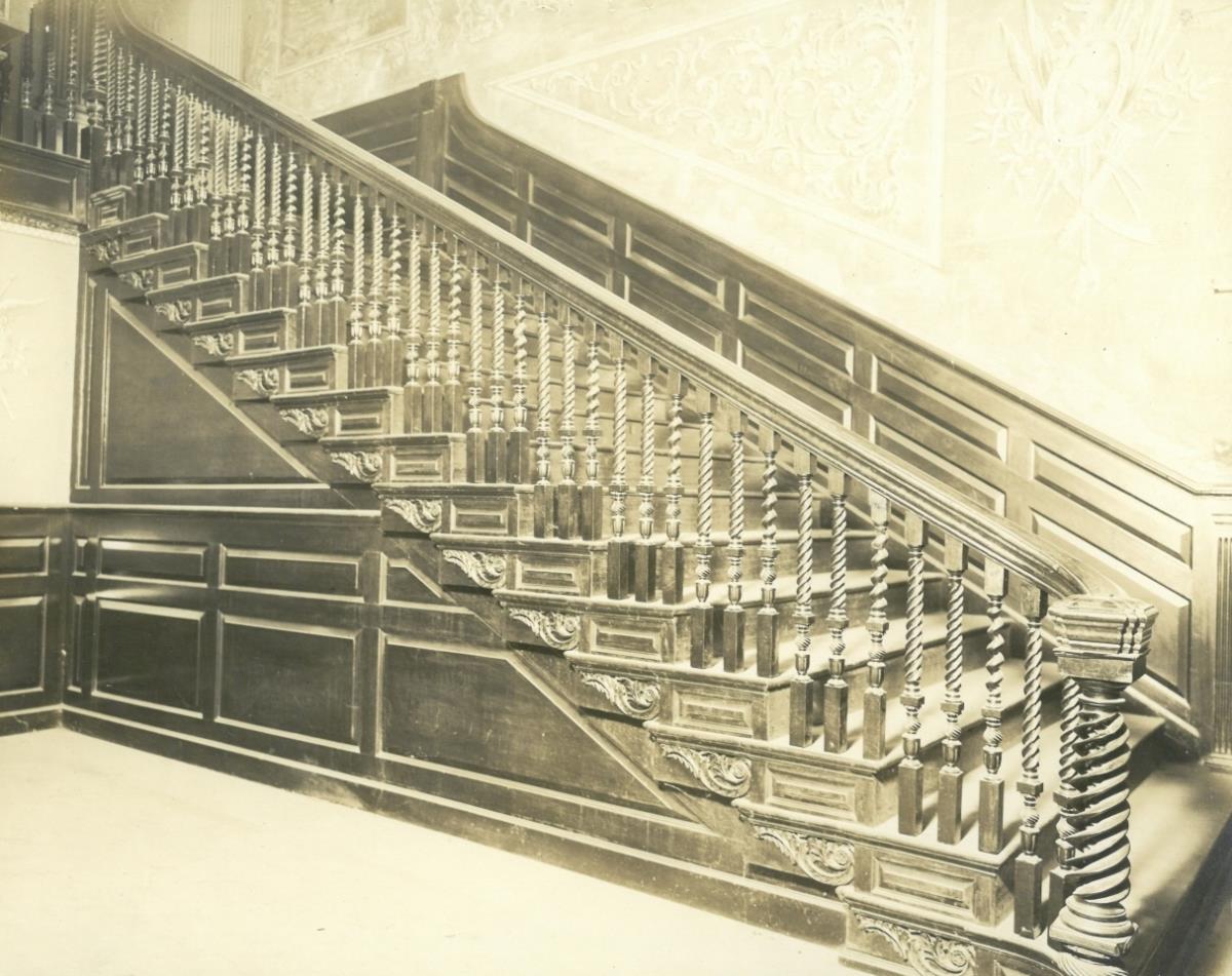 Marblehead, 161, Washington St, Jeremiah Lee Mansion / Marblehead Museum, Treppe