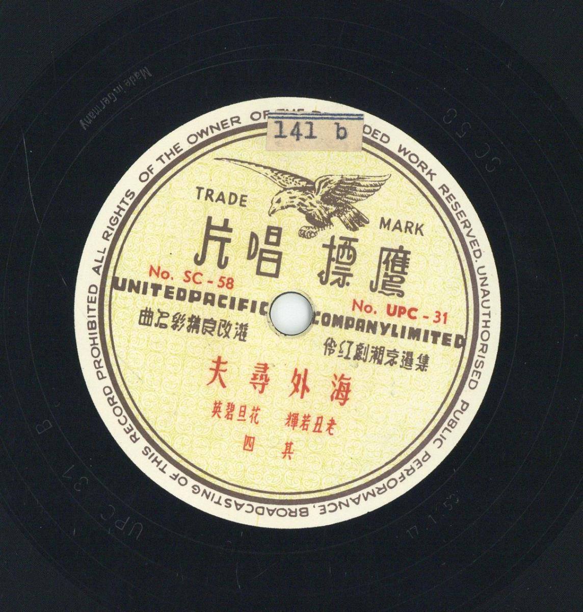 Titel A: Szene aus dem Theaterstück "Hai.wai-hsün-fu" (Mann oder Frau (Ehepartner) im Ausland suchen)