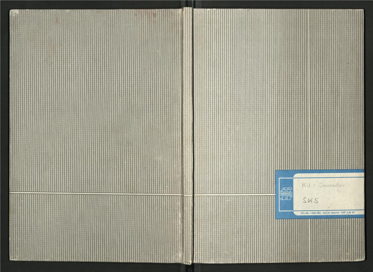 Inventar der in der Skulpturensammlung befindlichen Kunstwerke, für die die Staatlichen Museen zu Berlin als Kurator bestellt sind. Beginn der Eintragungen am 30.9.1986