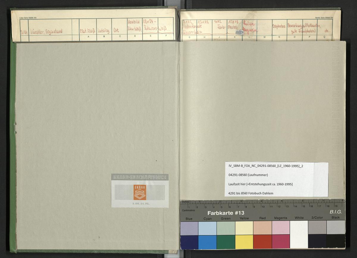 4291 bis 8560 Fotobuch Dahlem