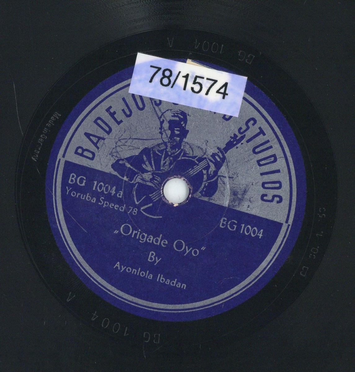 Titel A: "Origade Oyo"
Titel B: "Amusa Ogbomoso"