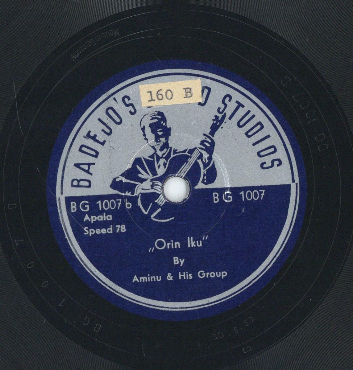 Titel A: "Apalara"
Titel B: "Orin Iku"