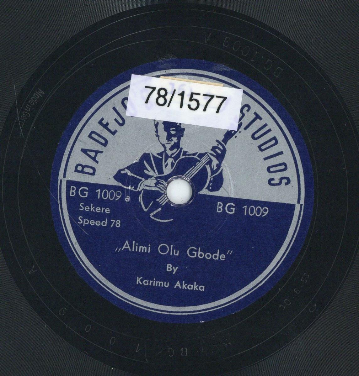 Titel A: "Alimi olu gbode"
Titel B: "Raimi onifade"