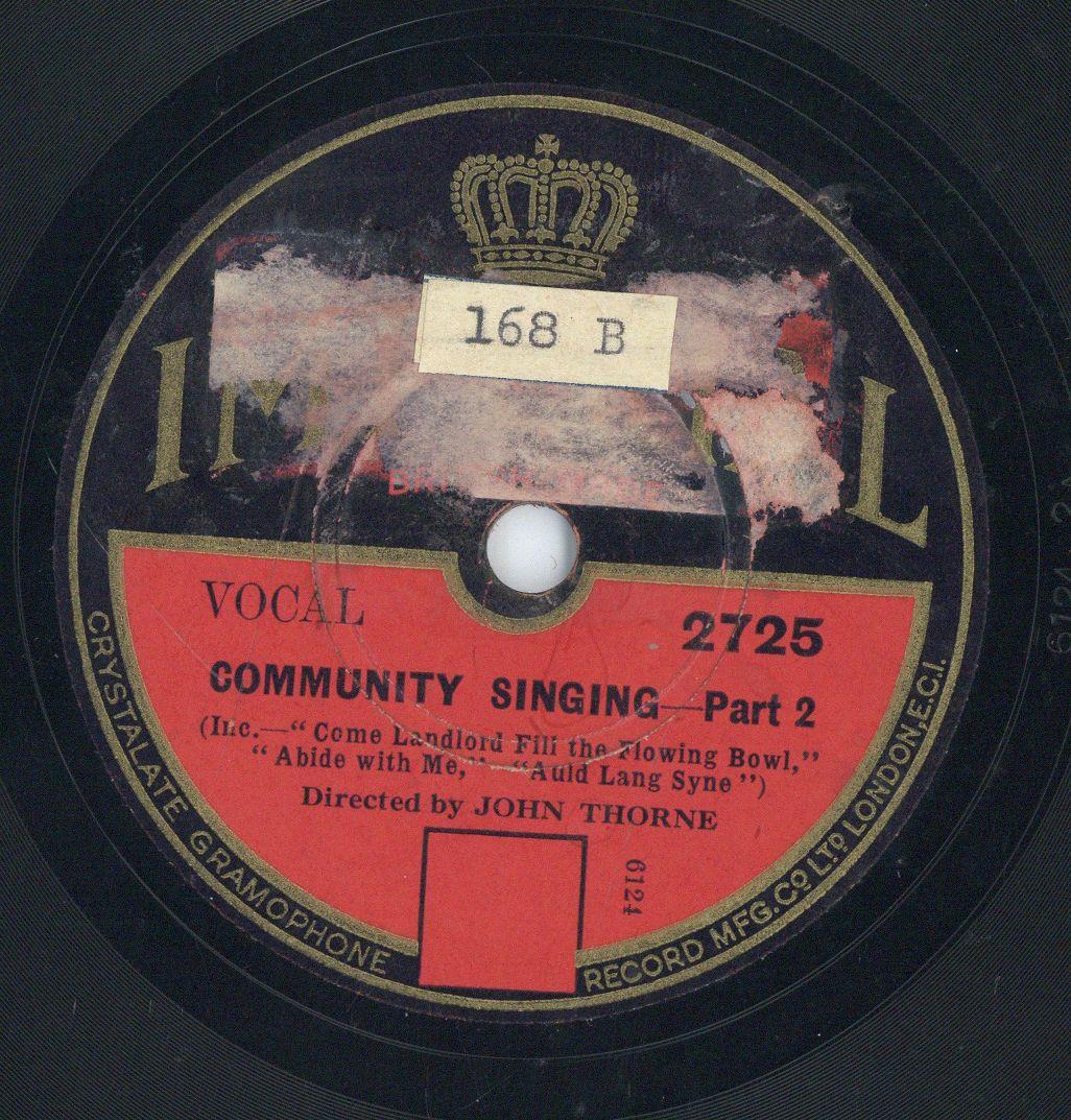 Titel A: 3 Lieder: "John Brown´s Body", "Good Night Ladies", "Nursery Rhyme"
Titel B: 3 Lieder: "Come Landlord Fill The Bowl", "Abide With Me", (Kirchenlied), "Auld Lang Syne"