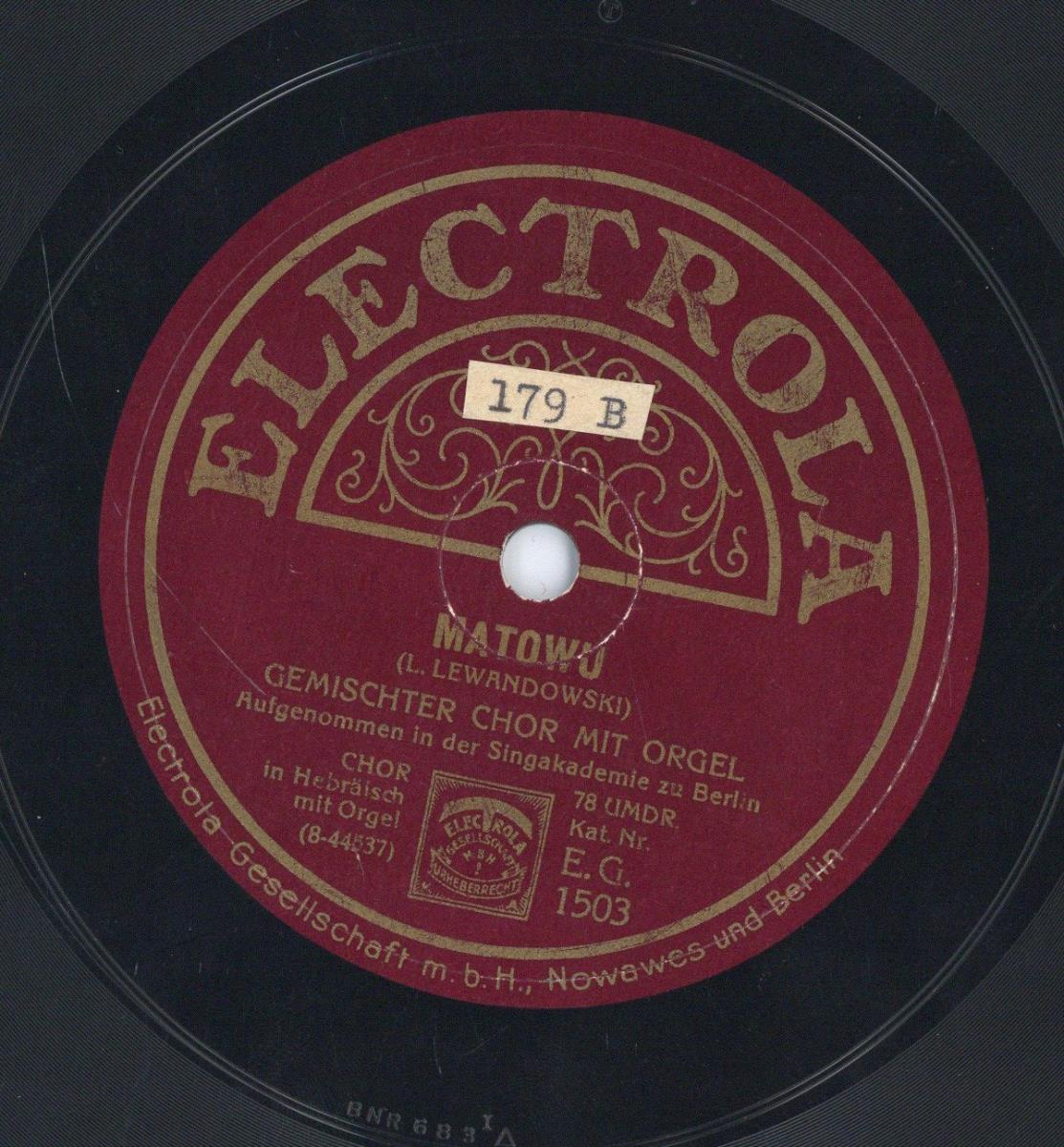 Titel A: Chanukka-Hymne
Titel B: Matowu