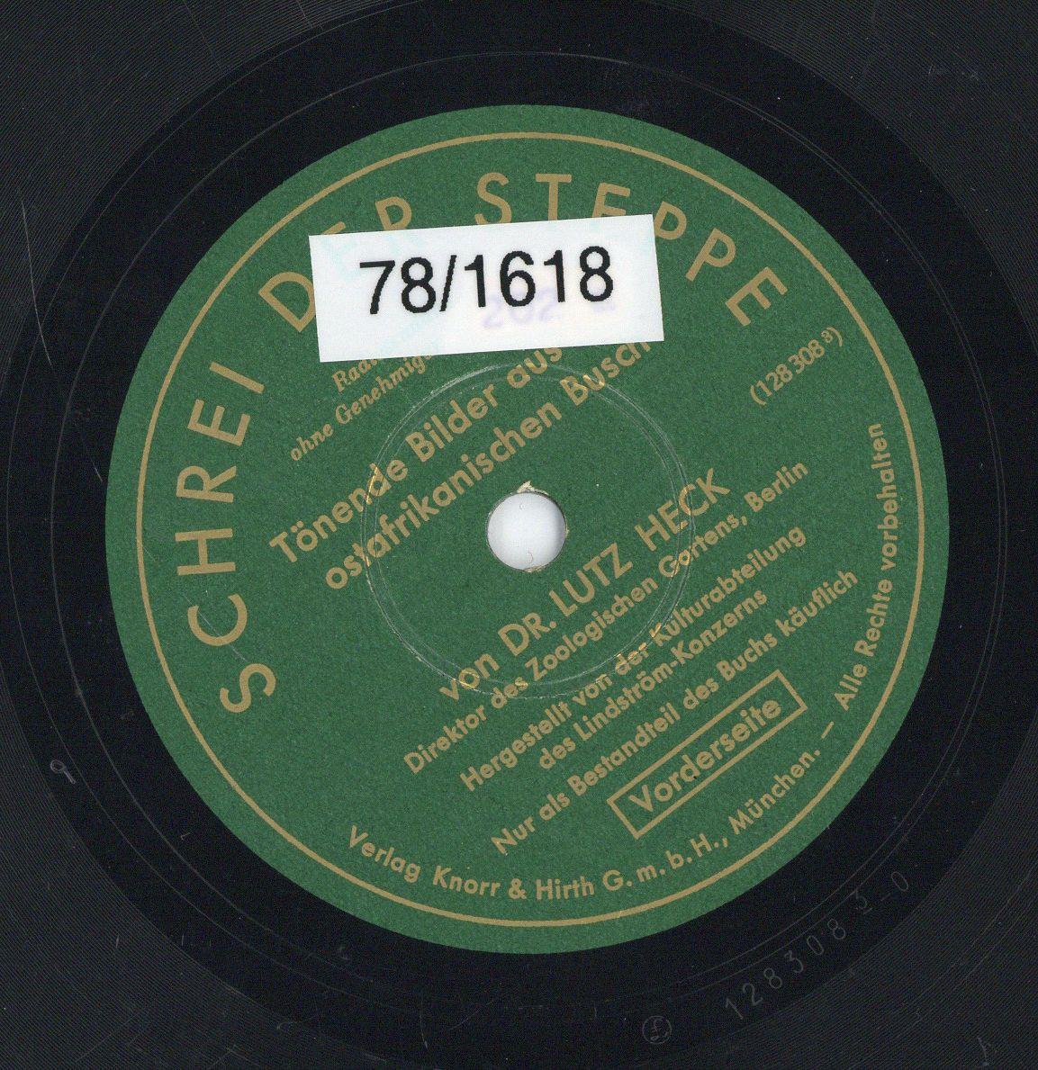Titel A: "Schrei der Steppe"