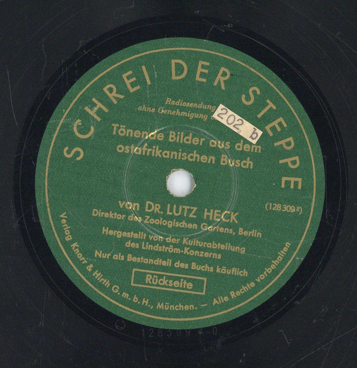 Titel A: "Schrei der Steppe"