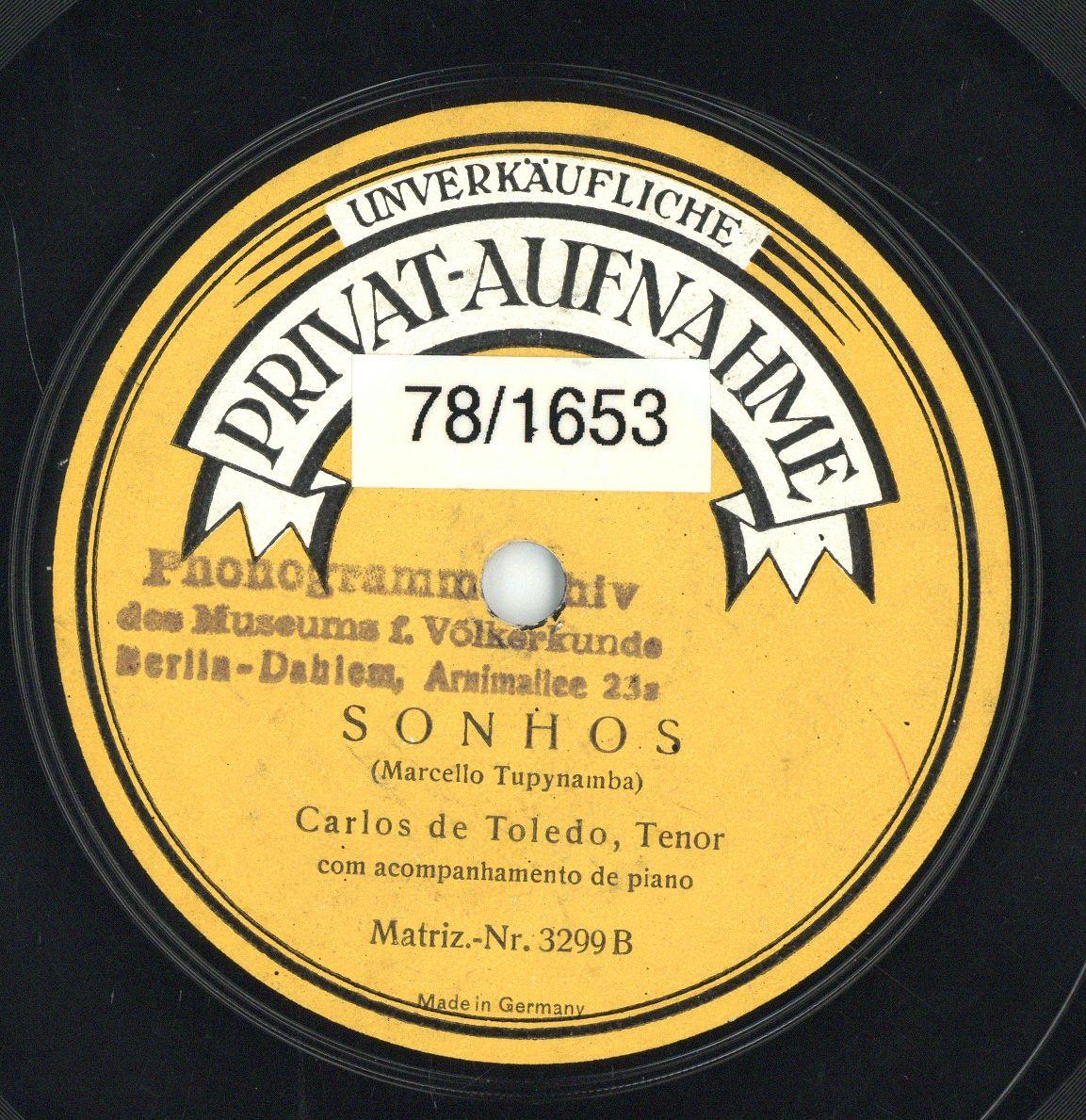 Titel A: "Sonhos"