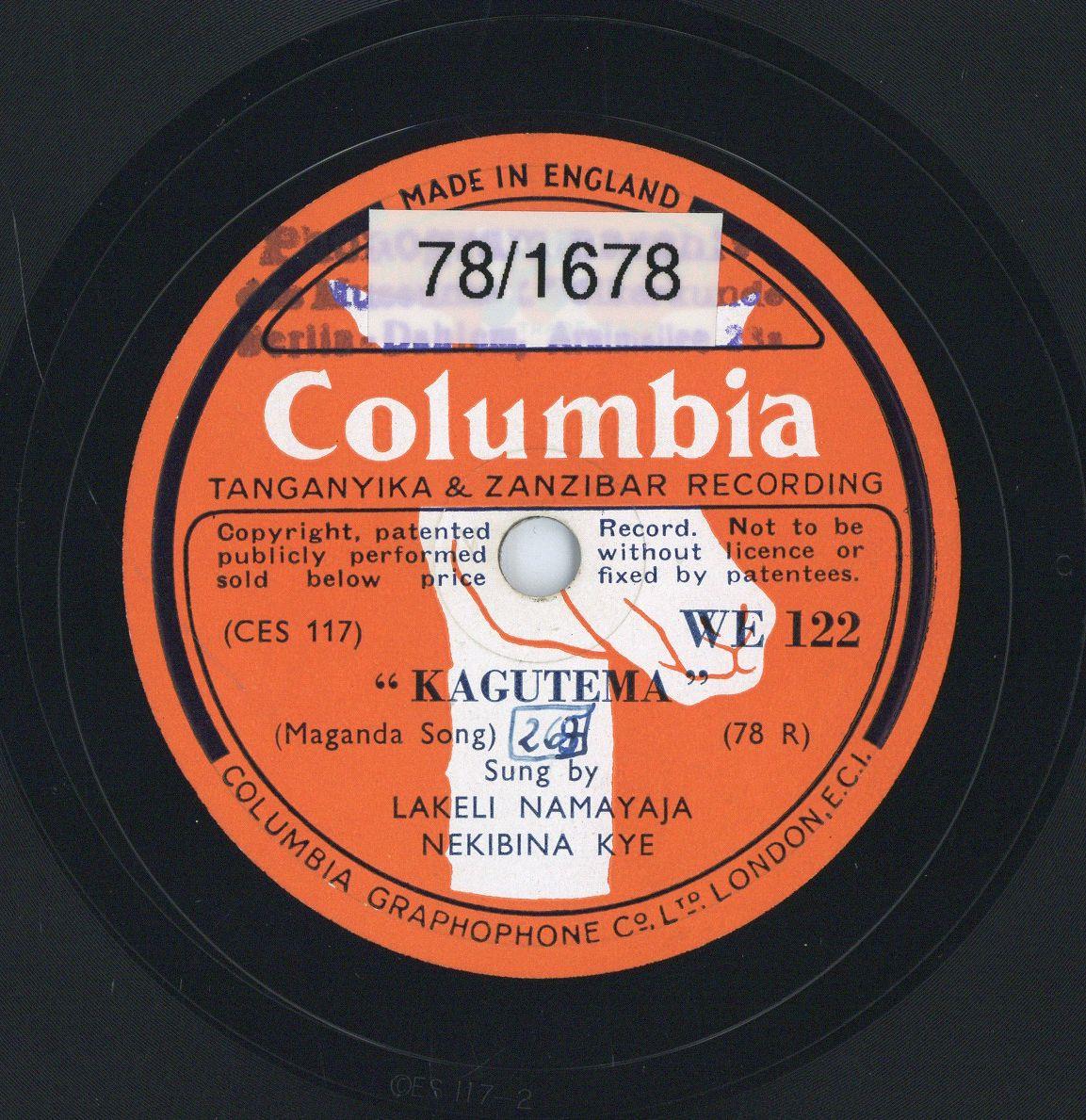 Titel A: "Kagutema"
Titel B: "Sabalongo Sawoanago"