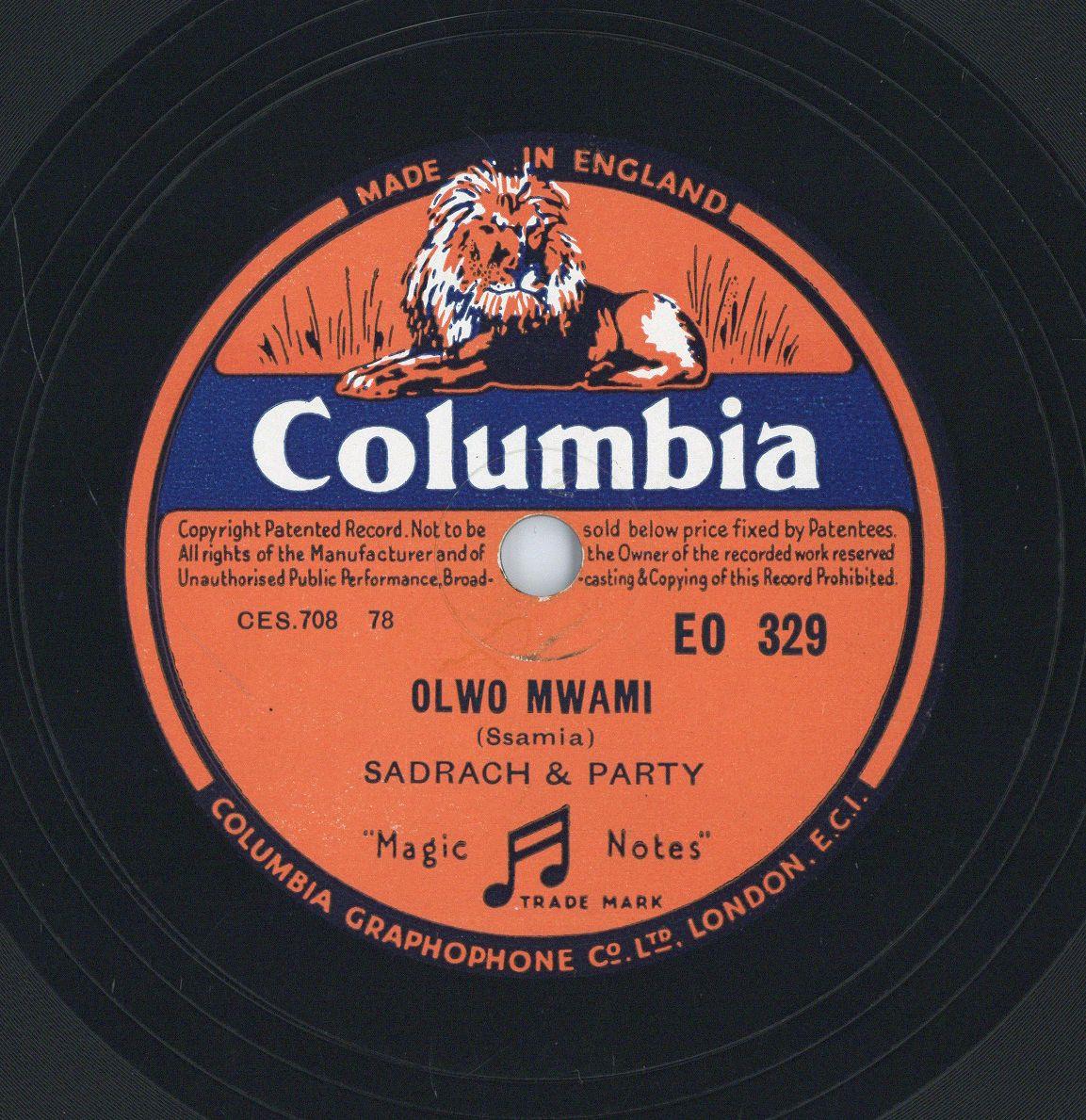 Titel A: "Olwebikwori"
Titel B: "Olwo Mwami"