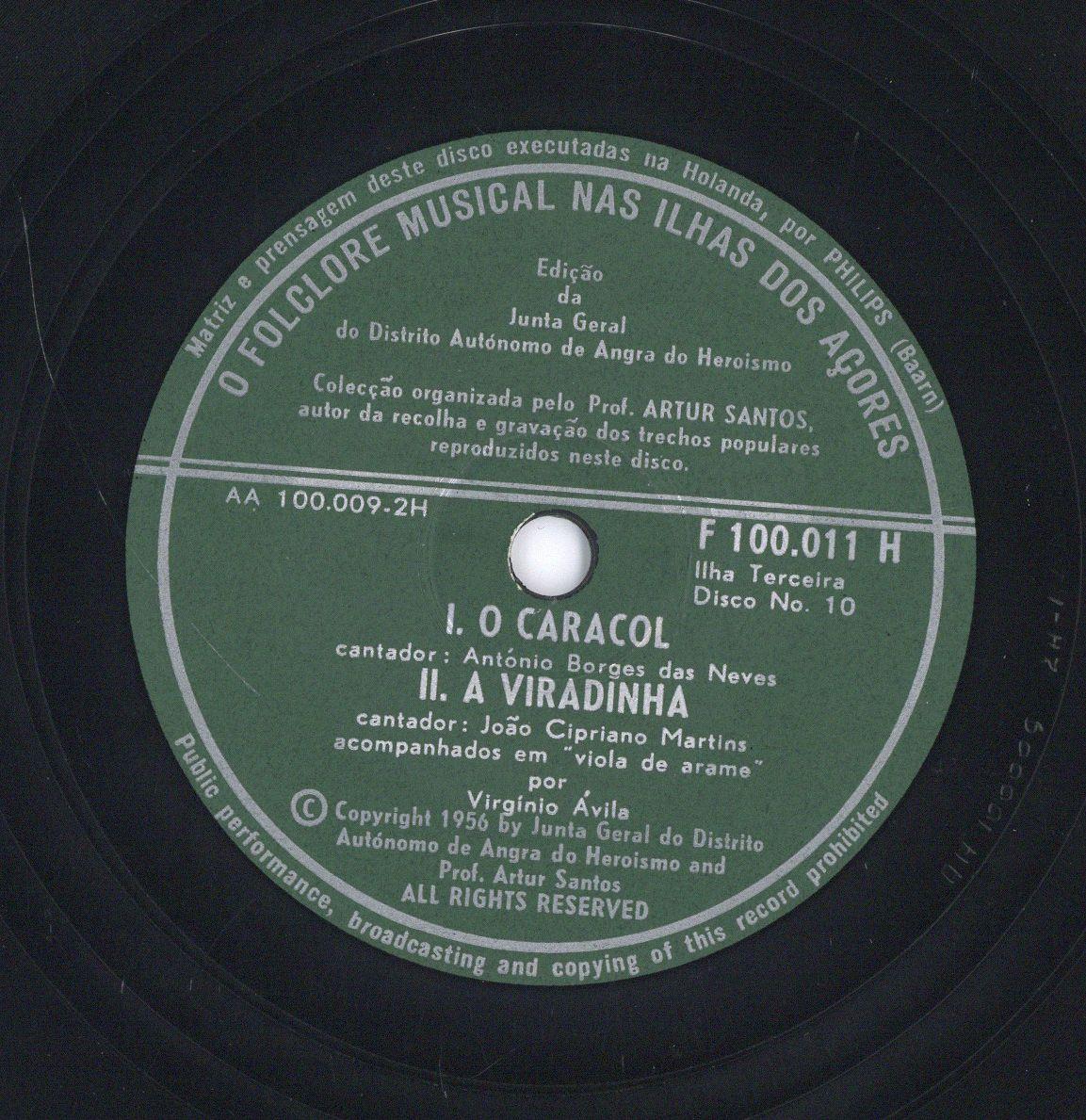 Titel A: "Charamba"
Titel B: "O Caracol", "A viradinha"