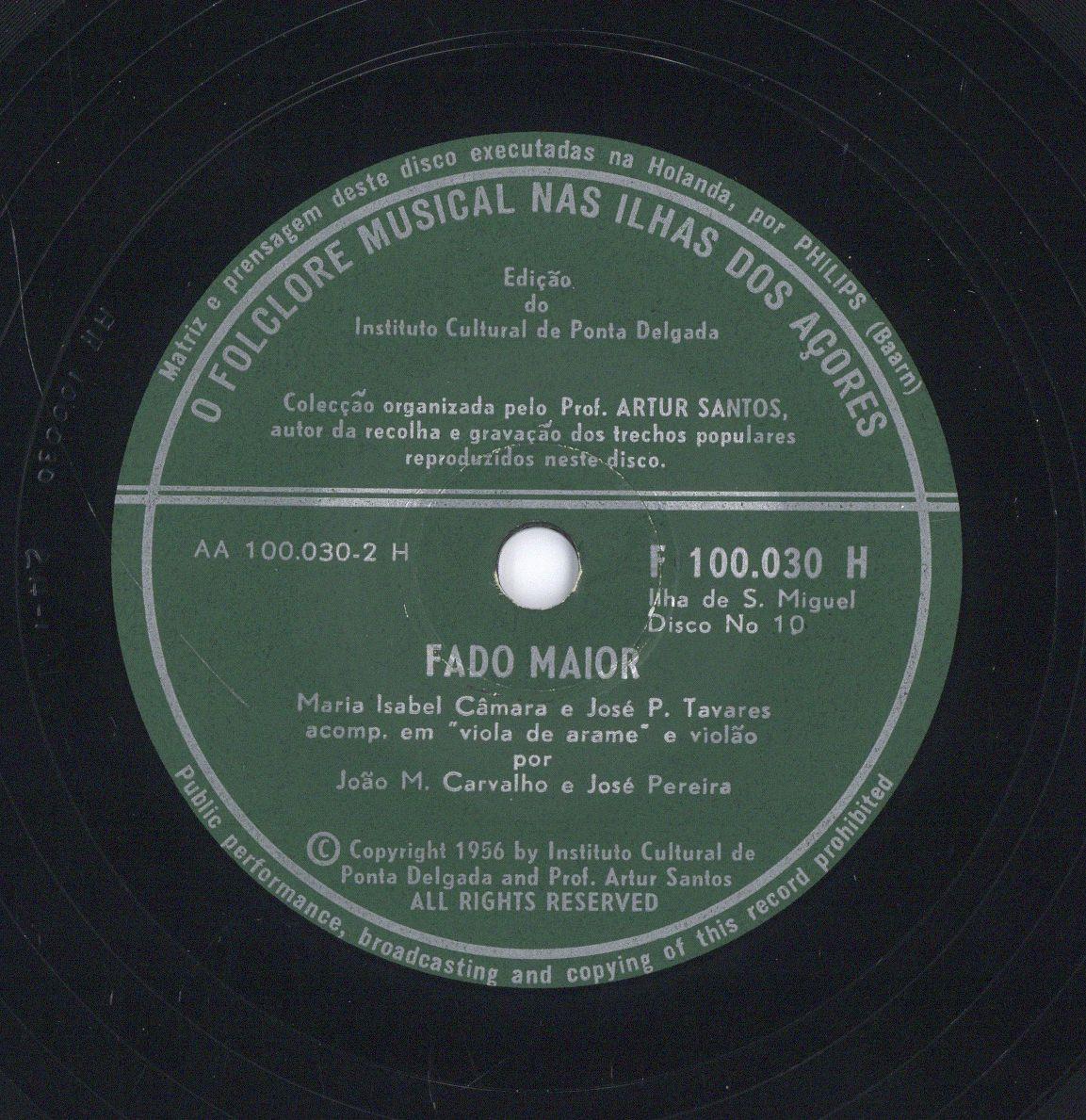 Titel A: "As Janeiras", "A Malva"
Titel B: "Fado Maior"