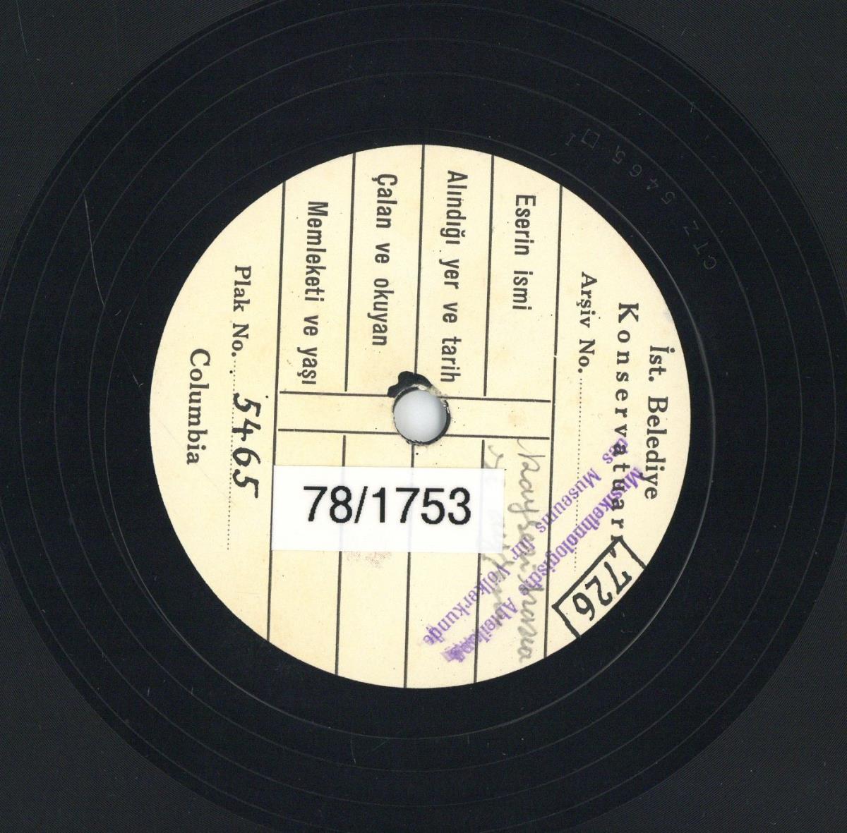 Titel A: "Aysem nerden geldin"
Titel B: "Kayseri Ba Belkis"