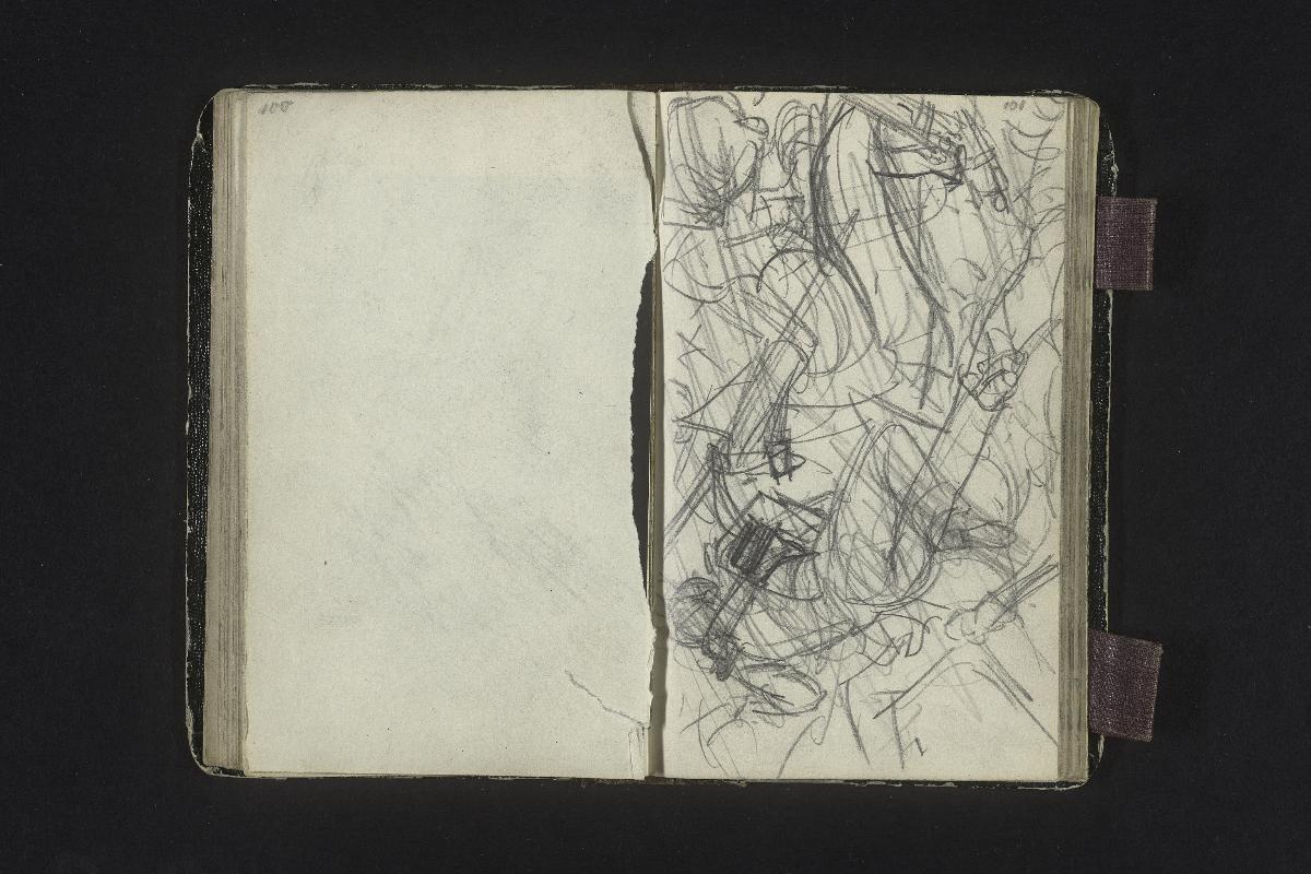 Figurenstudien, verworfen