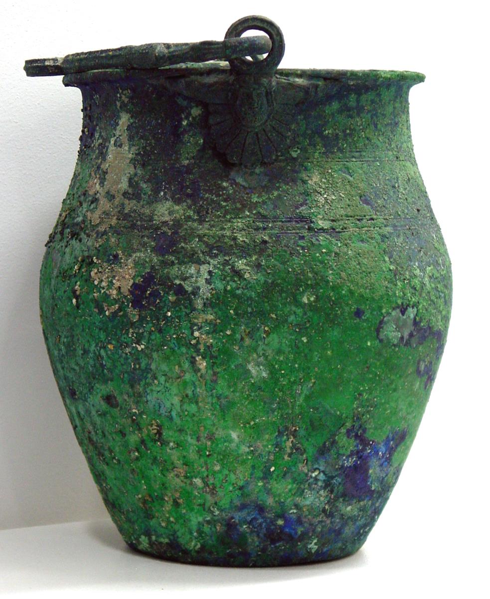 Römischer Eimer mit Bügelhenkel