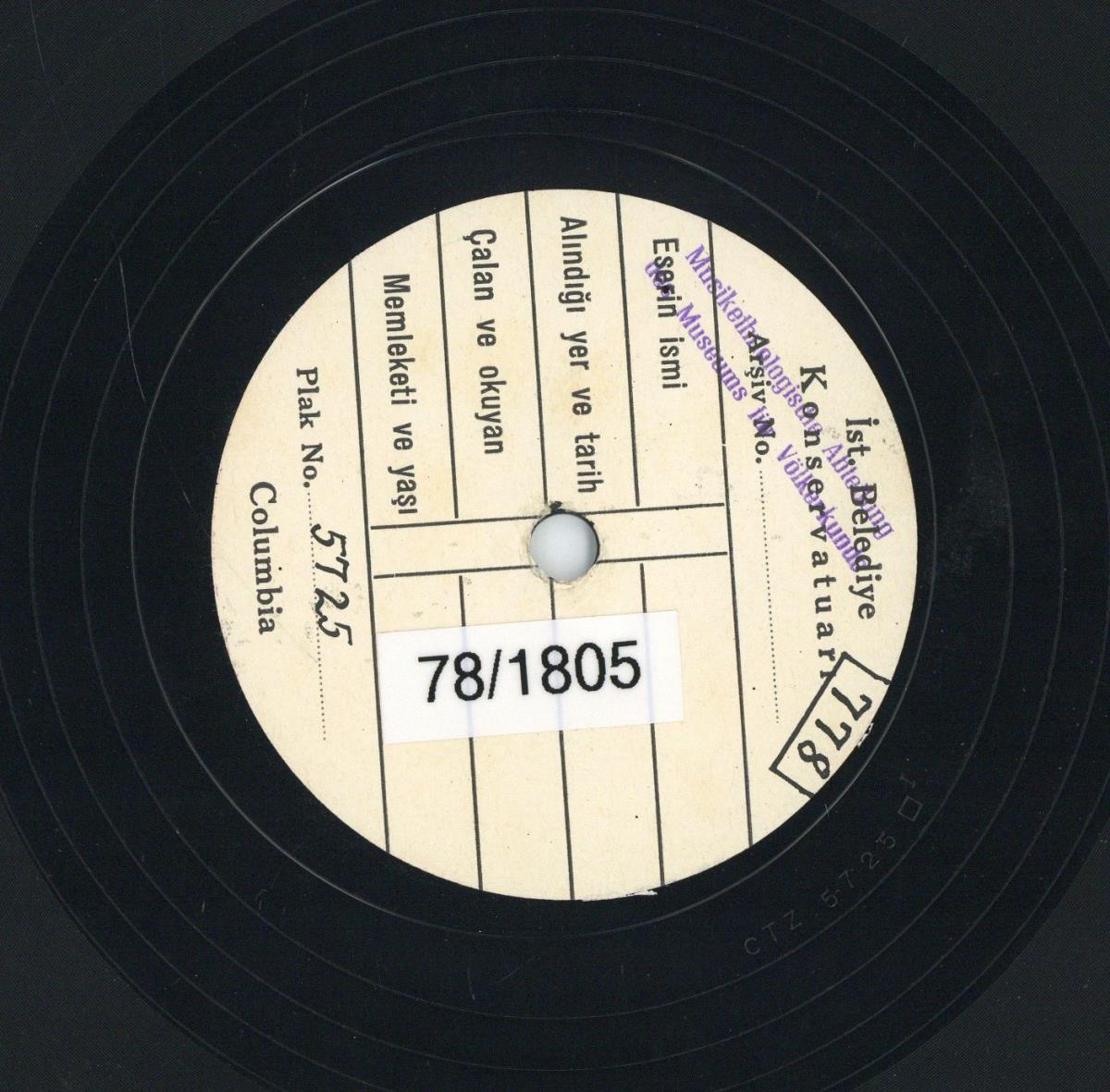 Titel A: "Yine yesil lendi"