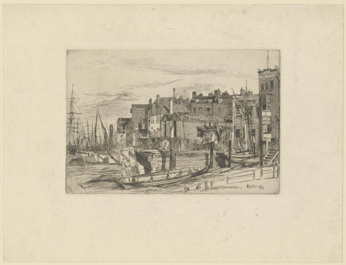 Thames Police (aus der Serie "Sixteen Etchings")
