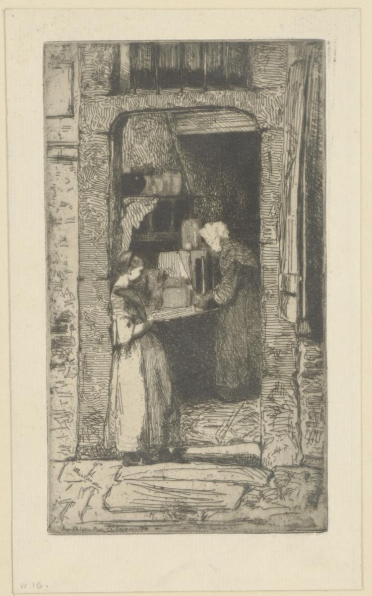 La Merchande de Moutarde (aus der Serie "Twelf Etchings from Nature")