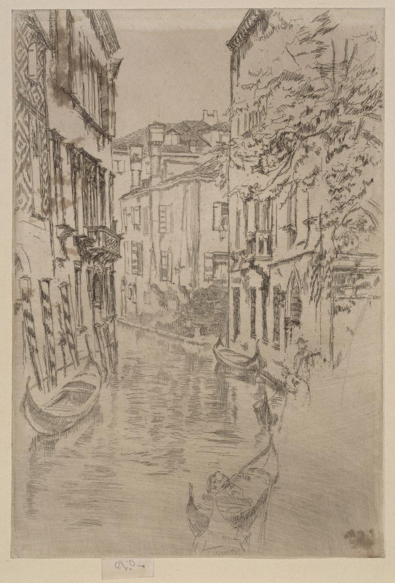 Quiet Canal. aus: Zweite Venedig-Folge (26 Blatt)
