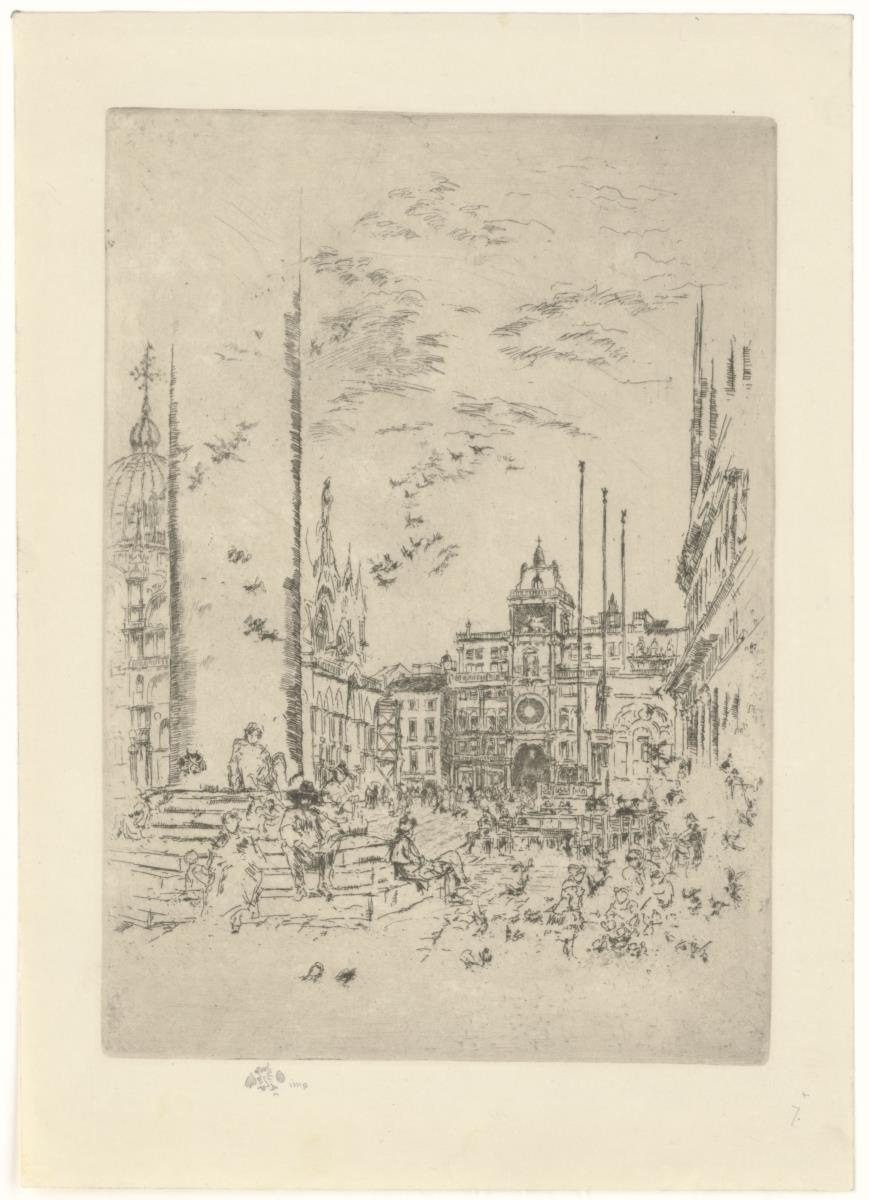 The Piazzetta. Erste Venedig-Folge Blatt 12 (von 12)