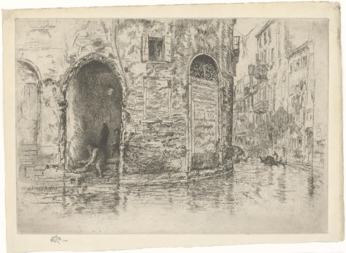 The Two Doorways. Erste Venedig-Folge Blatt 2 (von 12)
