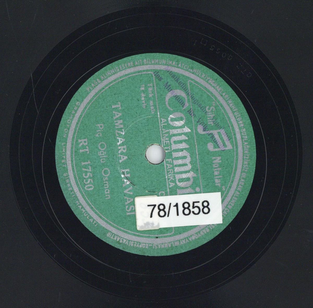 Titel A: "Tamzara Havasi"
Titel B: "Gireson Milli Sarkisi - Romiko"
