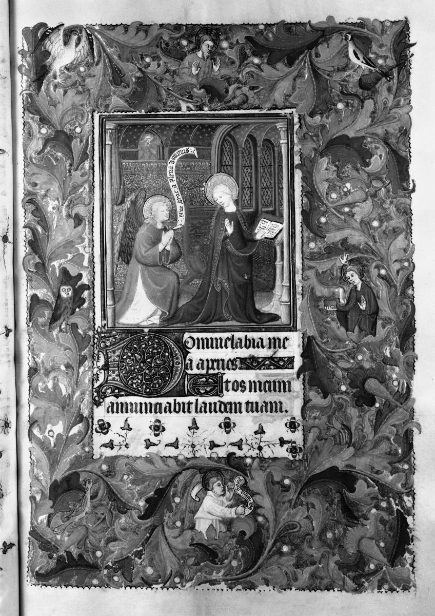 Verkündigung an Maria. Boucicaut Gebetbuch