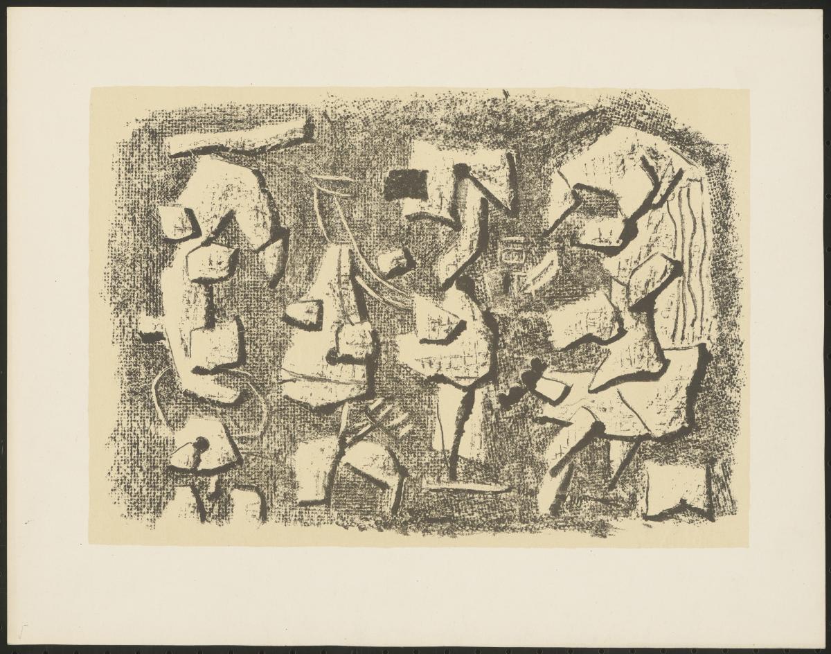 Volk (Blatt 5 aus: Salome und der Prophet)