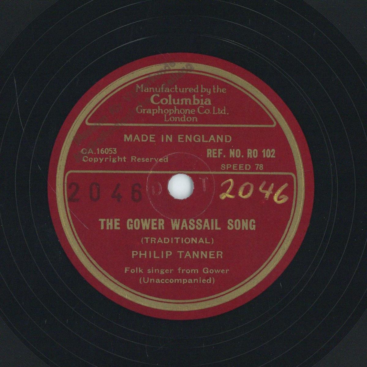 Titel A: "Young Henry Martin" (on The Scottish Pirate)
Titel B: "The Gower Wassail Song"