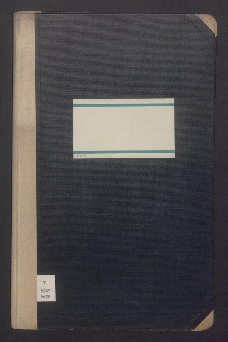 Eingangsjournal der Bibliothek des Staatlichen Museums für Deutsche Volkskunde