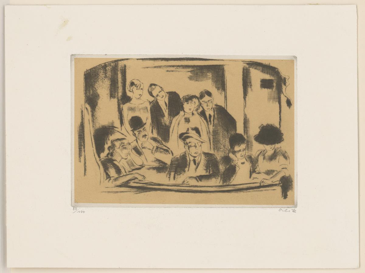 Die Loge (Paris) (aus der Mappe "Zuhörer und Zuschauer")