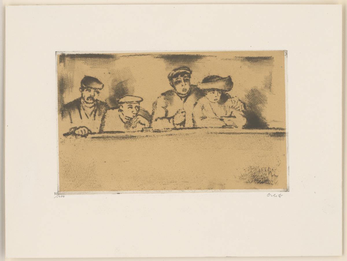 Grand Guignol (aus der Mappe "Zuhörer und Zuschauer")