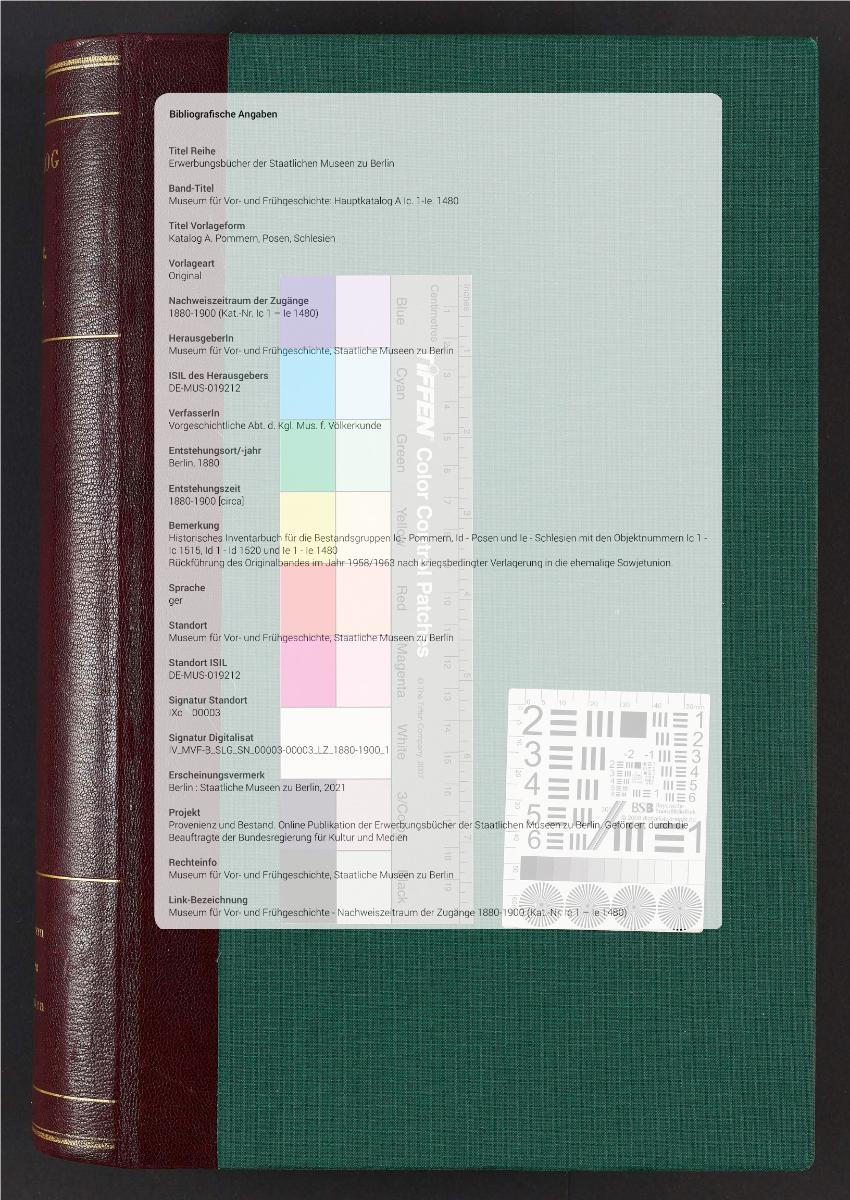 Katalog A. Pommern, Posen, Schlesien