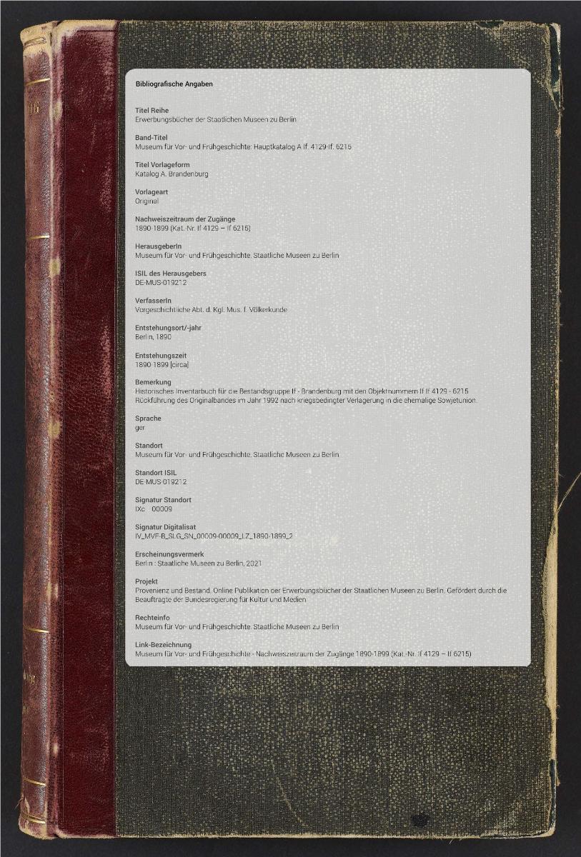 Katalog A. Brandenburg