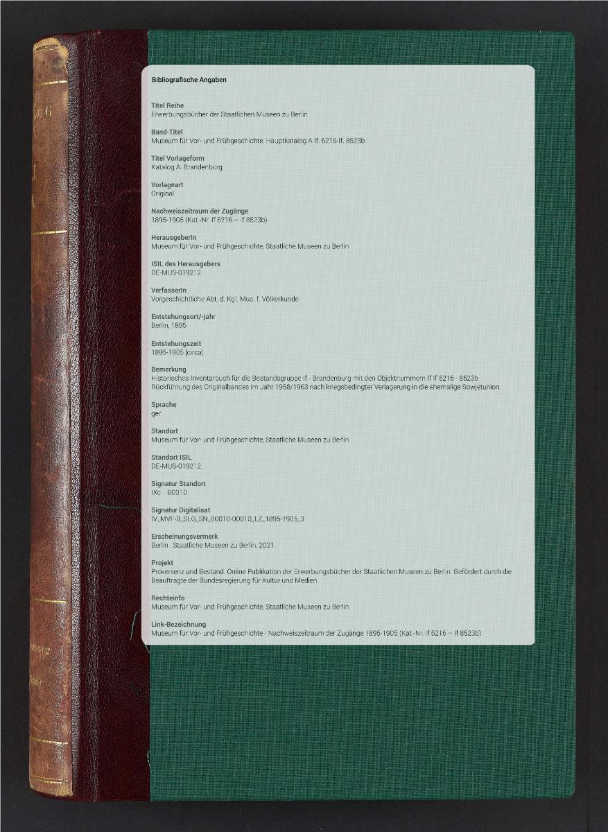 Katalog A. Brandenburg