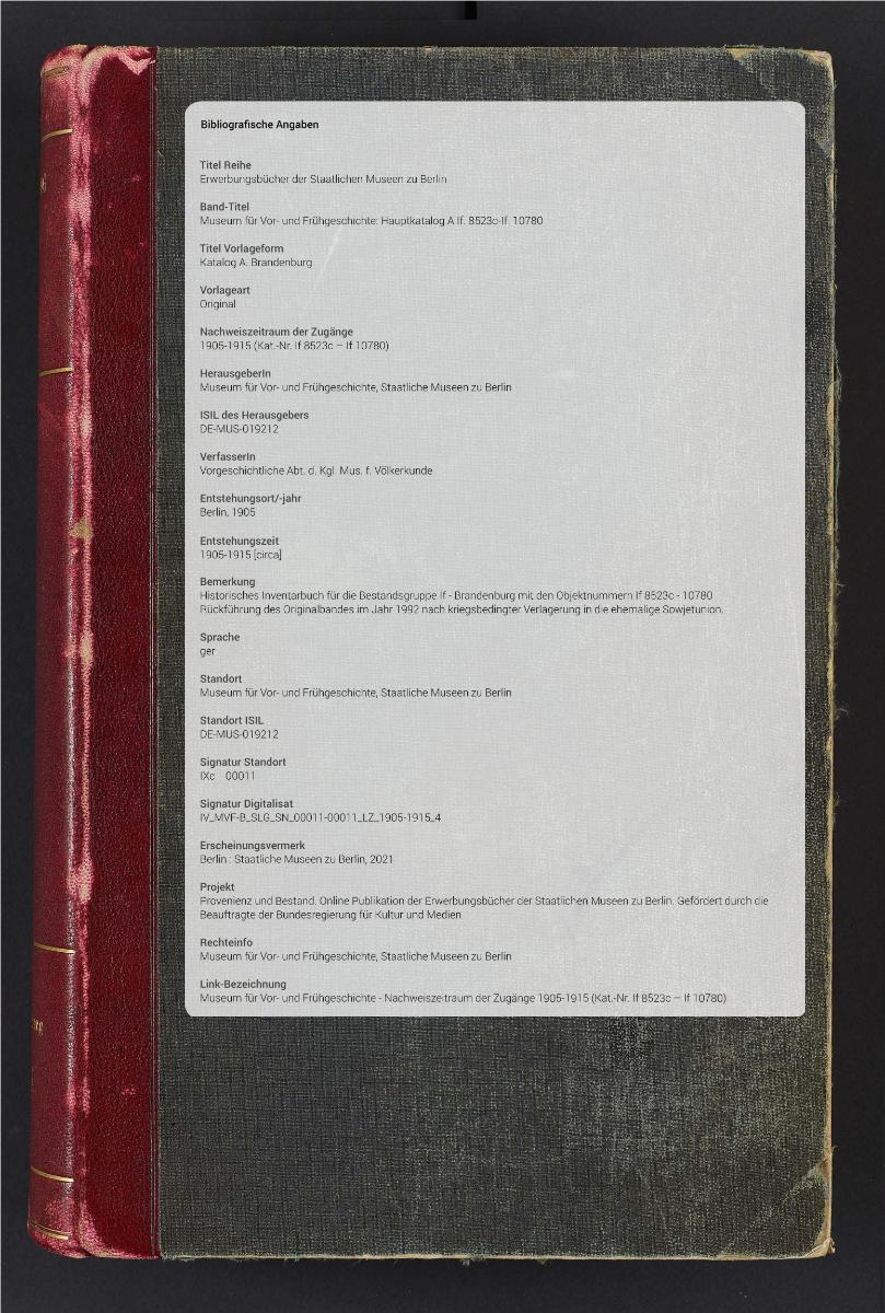 Katalog A. Brandenburg