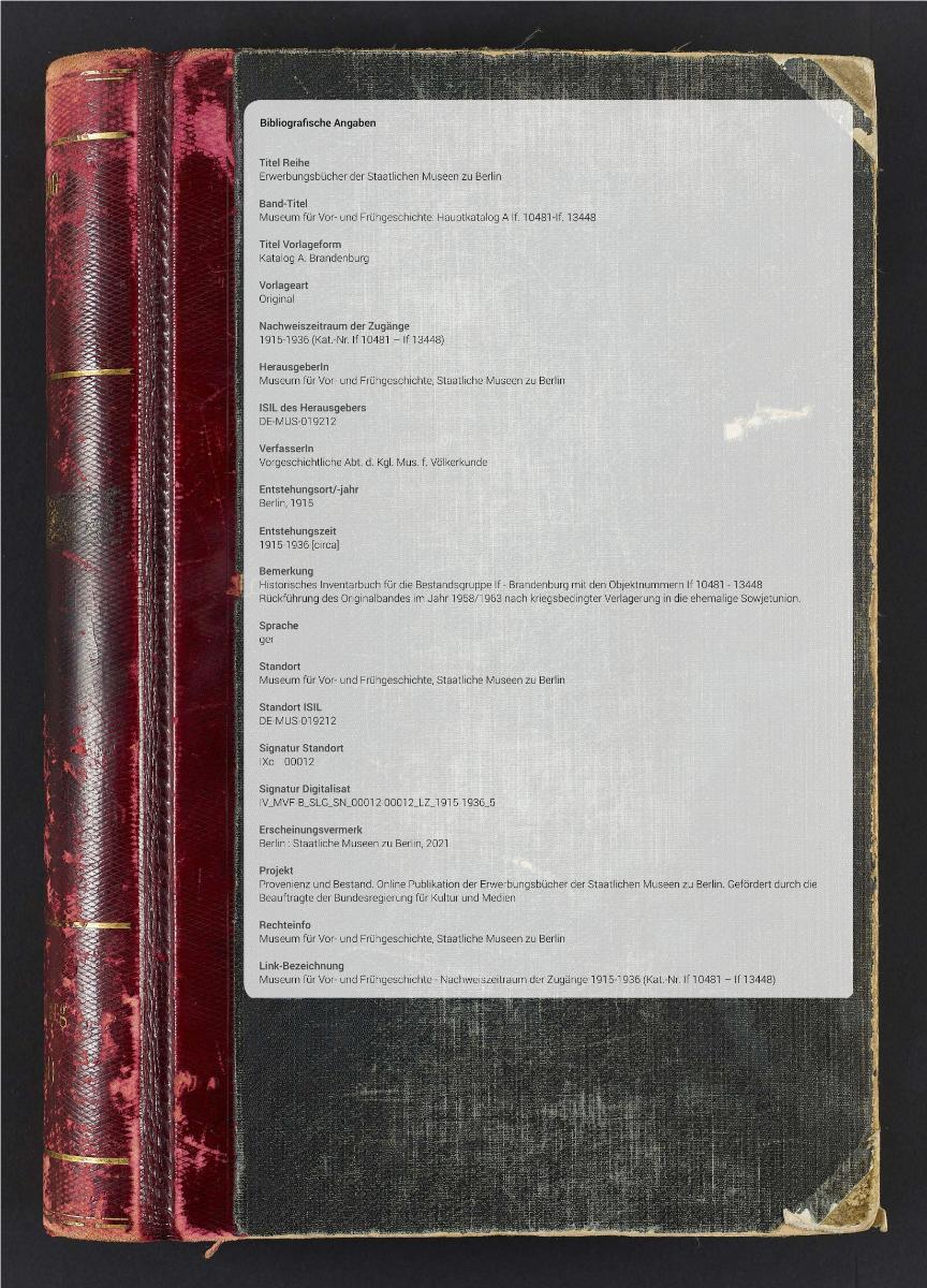 Katalog A. Brandenburg