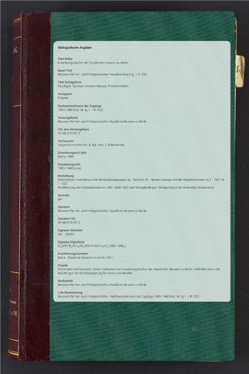 Katalog A. Sachsen, Hessen-Nassau, Frankfurt/Main