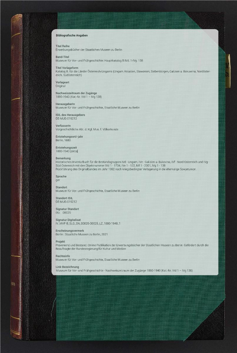 Katalog B. für die Länder Österreich-Ungarns (Ungarn, Kroatien, Slawonien, Siebenbürgen, Galizien u. Bokuwina, Nordösterreich, Südösterreich)