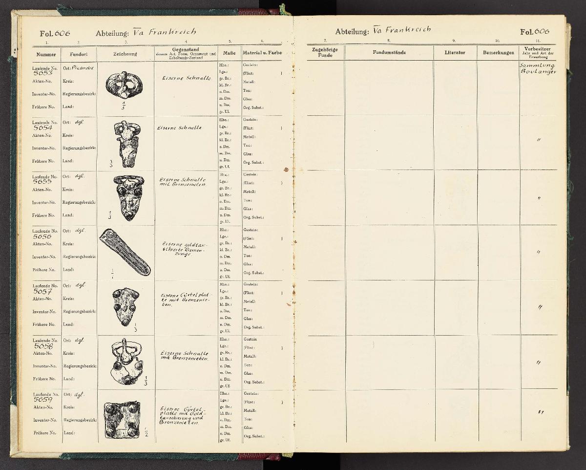Katalog B. Frankreich