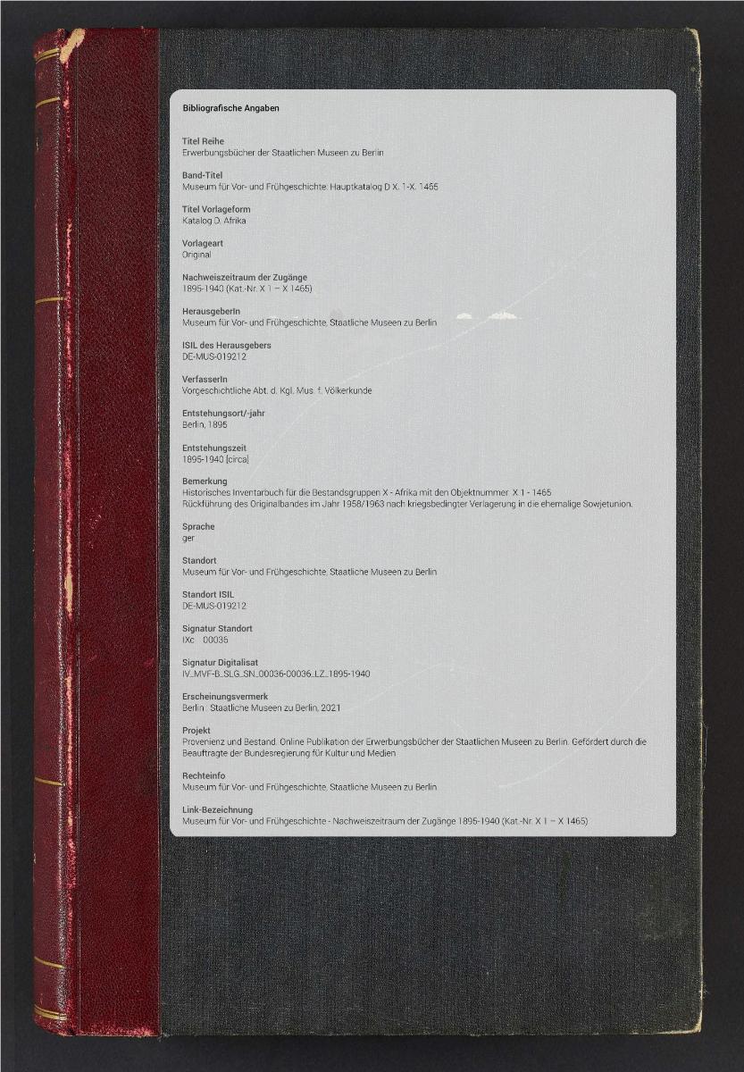 Katalog D. Afrika