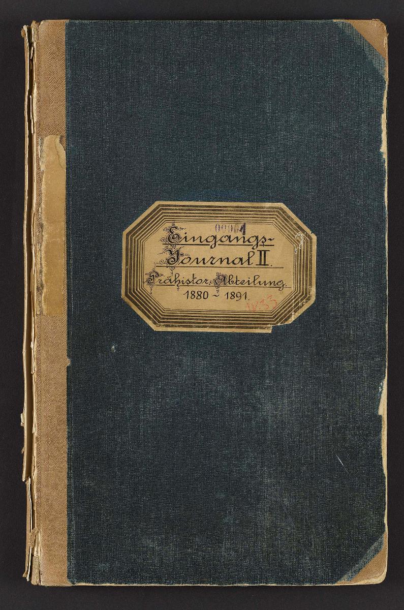 Eingangsjournal II Prähistor. Abteilung 1880-1891