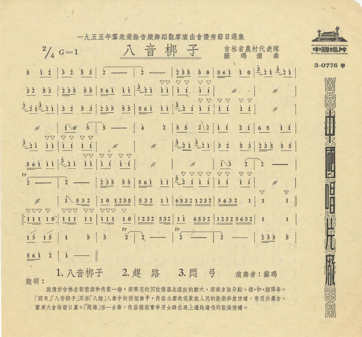 Titel A: "Allen zur Freude"