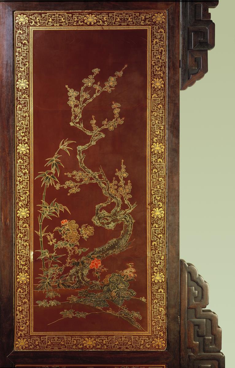 Paravent zum Thronsitz des Kaisers Kangxi