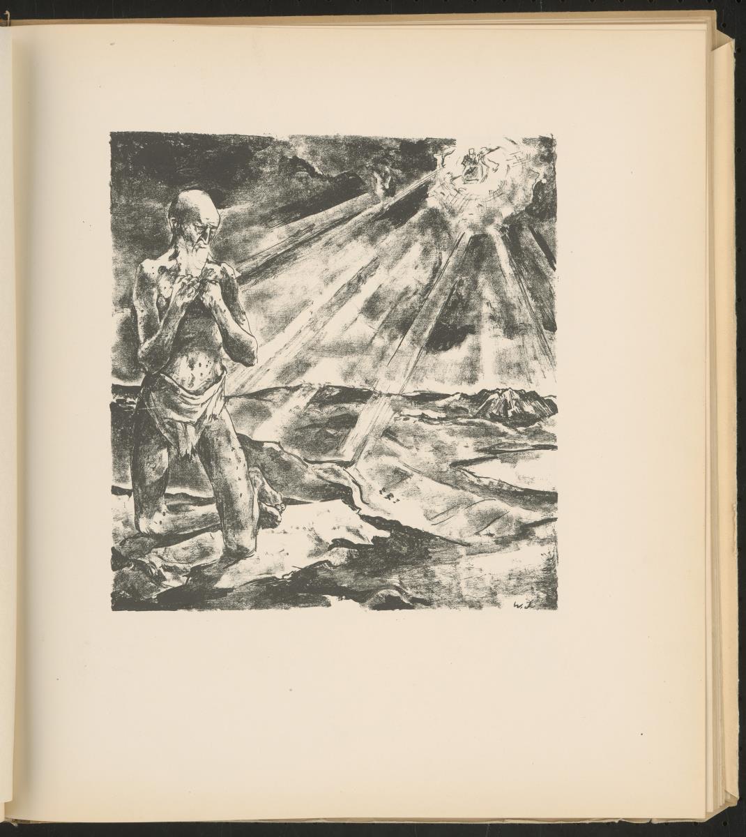 Ohne Titel. Blatt 10 aus: Das Buch Hiob