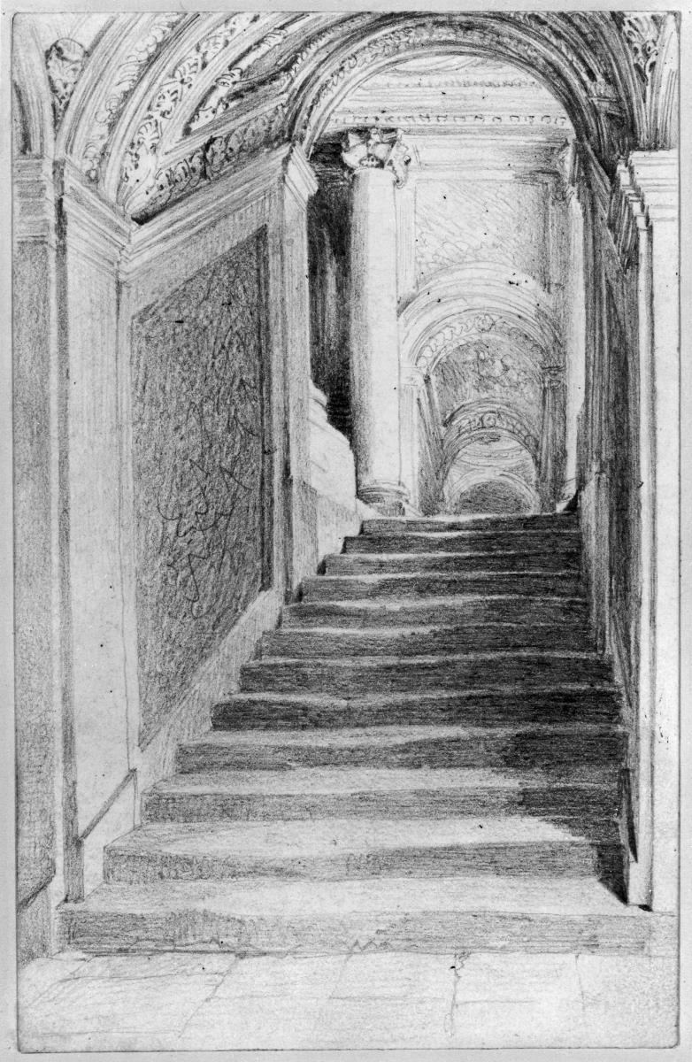 Stadtschloß Berlin - Rittersaal-Treppenkasten (Portal V)