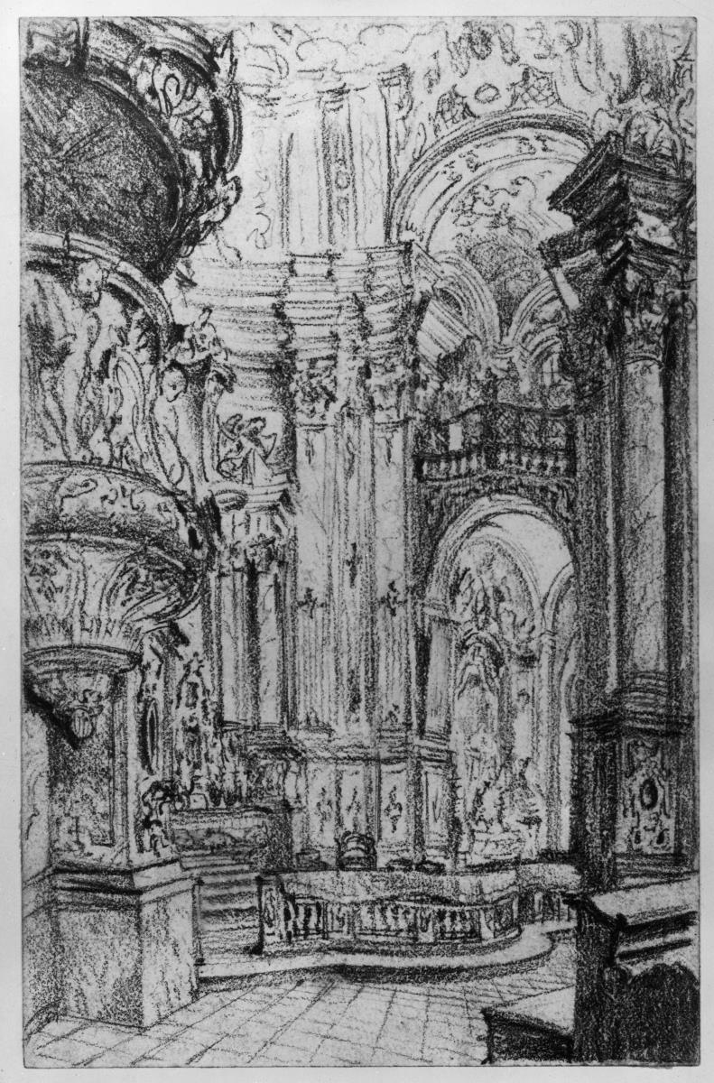 Chor einer Barockkirche