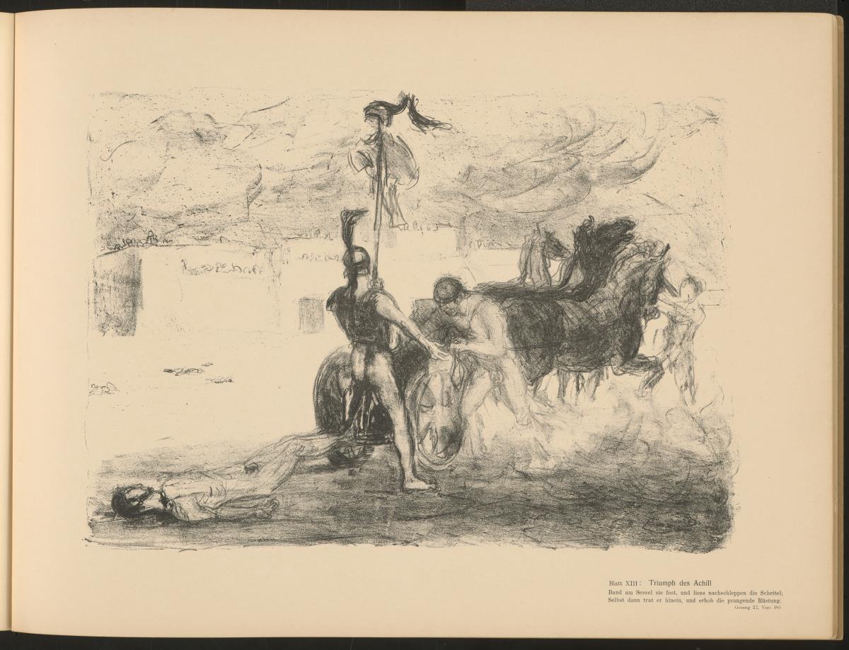 Triumph des Achill. Blatt 13 aus Buch: Achill